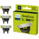  Philips Norelco OneBlade double-edged razor blade, 3 pcs.