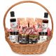  Gift basket large set of teas from the heart wicker honey chocolate syrup