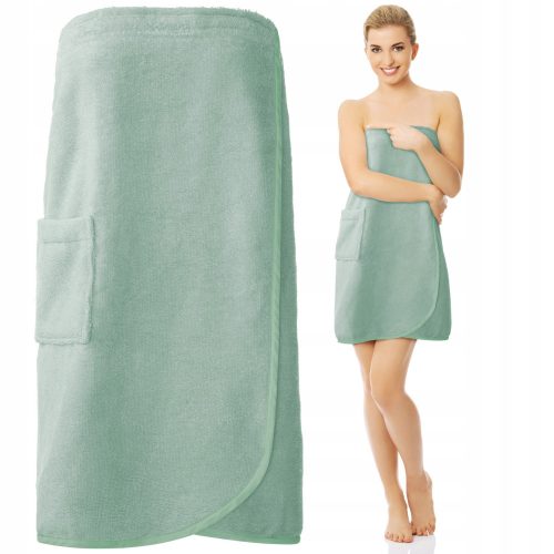 Sauna towels Saunapareo 75 x 157 cm in green tones