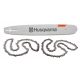 Guide bar + chain set Guide set with 2 Husqvarna chains 325" 1.5 64