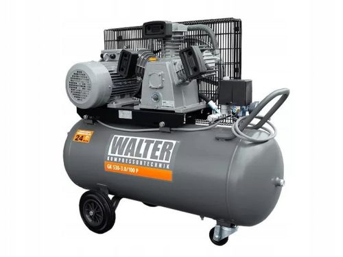Compresseur d'huile Walter GK 530-3.0/100 100 l 10 bar + huile pour compresseurs Walter WKTT 1 l