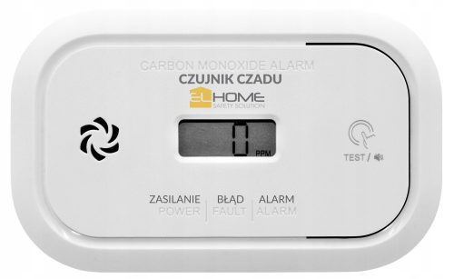 EL HOME Carbon Monoxide Detector, Battery Powered LCD, 300 ppm Test