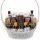  LARGE gift basket white set of flowering teas sweets syrup honey