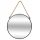  Atmosphera wall mirror, circle, metal frame, 550 x 550 mm