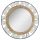  Atmosphera wall mirror, round frame, wood, metal, 450 x 450 mm