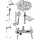 Rea Luis surface-mounted shower set