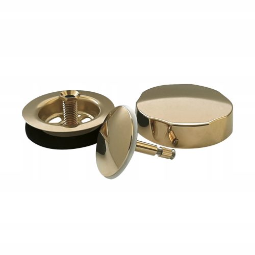  GL7001GSET Bath Plug and Knob Set, Gold