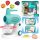  KITCHEN ROBOT SMALL HOUSEHOLD APPLIANCES FOR CHILDREN SOUND MOTION LIGHT + FRUITS AND ACCESSORIES