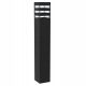  Berge E27 square light pole, 61 cm, black