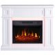 ArtiFlame freestanding fireplace with heating function, white, 1800 W, 104 x 87 x 32 cm