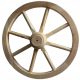  WOODEN WHEEL 50 CM DECORATION