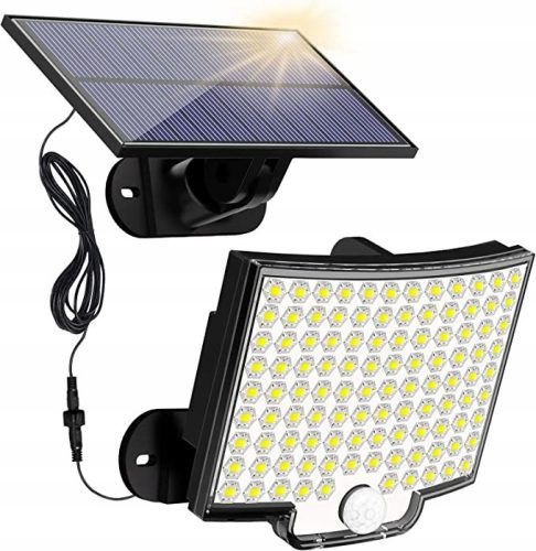 Street lights for the garden Street lamp 200 W 8000 lm, battery operated, solar