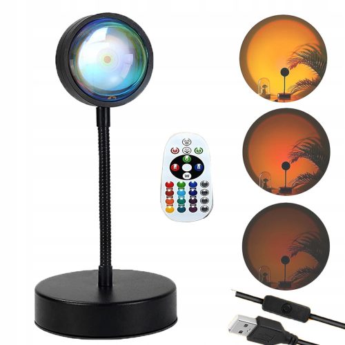  LED SUNSET LAMP SUNSET RGB 16 PROJECTION THAT IMITATES A SUNSET