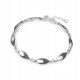  Silver bracelet oxidized with a pattern, silver pr925, adjustable