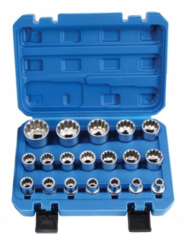  angled socket wrench set Satra S-19GL12