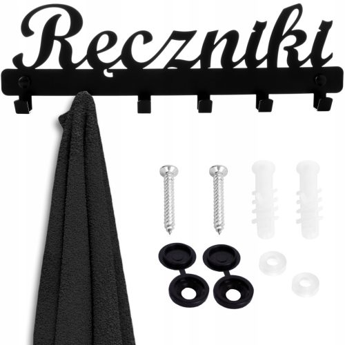  Pole with hook for Gockowiak pegs, black