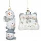  2 pcs. CHRISTMAS DECORATIONS for the Christmas tree, SNOWMAN