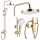 Rea BLOOM surface-mounted shower set