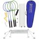 BEST SPORTING 500 Rackets x4 Badminton Rackets with Net Shuttles