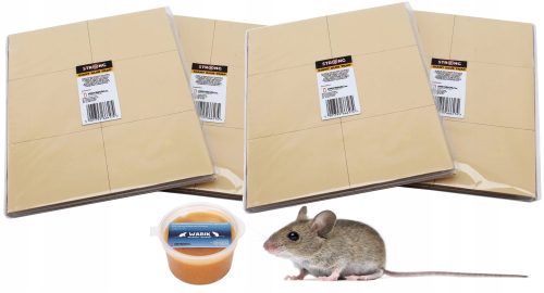  4× Stick Strong against mice and rats + Trap Strong against mice and rats