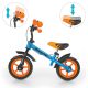  Milly Mally Dragon 10" Balance Bike, Blue, Orange