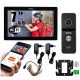 7-INCH WIFI VIDEO DOORPHONE WITH PHONE APP + ATLO-501B/BK KEYRING