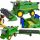  JOHN DEERE T670 LARGE COMBINE HARVESTING MOVING ELEMENTS DRIVE TRACTOR TOY