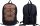 4F M187 Brown-Black Urban School Backpack with Dual Compartments