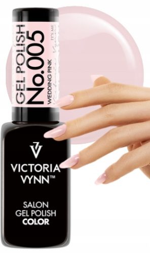  Hybrid nail polish color varnish Victoria Vynn wedding pink 005 8 ml