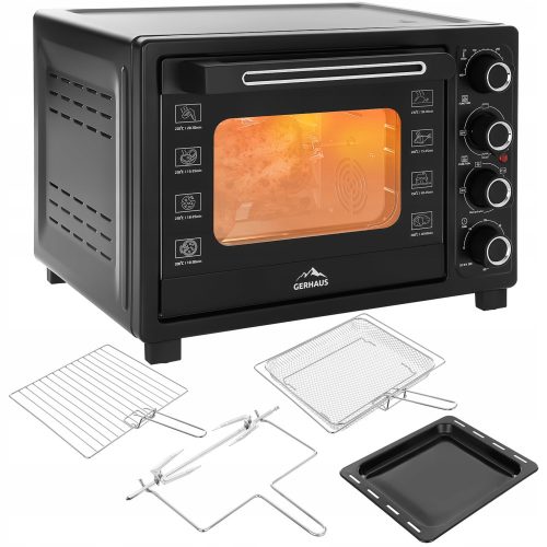  Gerhaus GH-PI245 mini oven 45 l black