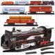  Electric Train Locomotive Steam Locomotive Train Freight Train Wagons 3x