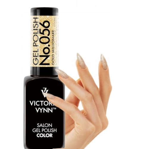  Hybrid nail polish color varnish Victoria Vynn 056 Gold Millionaire 8 ml