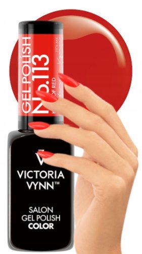  Hybrid nail polish color varnish Victoria Vynn king of red 113 8 ml