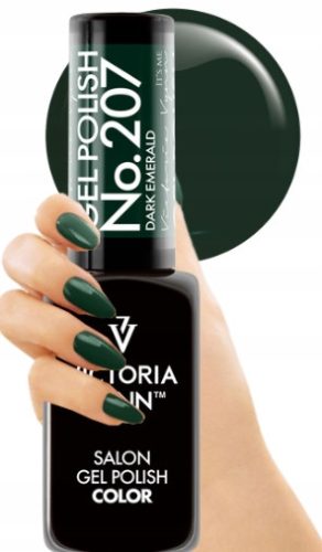  Hybrid nail polish Victoria Vynn Black, Shades of Blue Midnight Blue