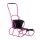  strong POLISH SLED metal-wood for children BACKREST + PUSH + MATTRESS