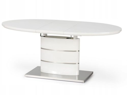  Halmar Aspen oval extendable table 140 x 90 x 76 cm white