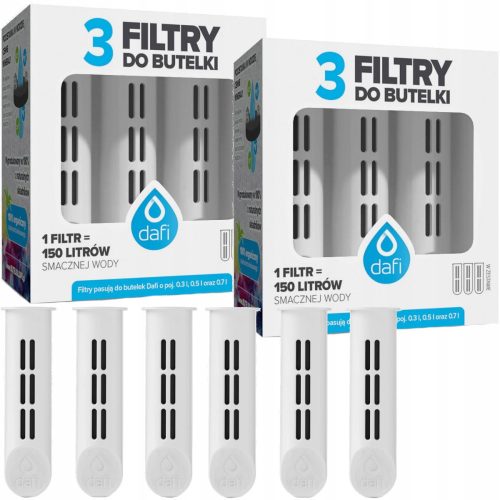  Filter insert for Dafi bottle Filter for DAFI bottle 6 pcs.