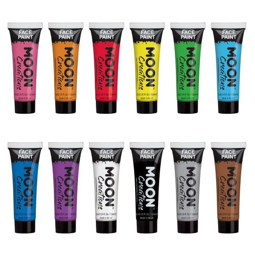  Moon Face Paints 12 pcs. x 12 ml