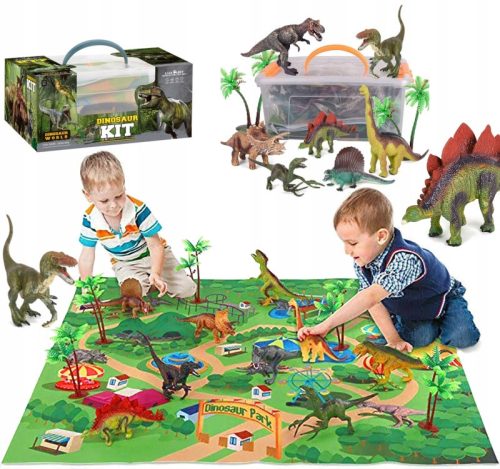  Children's Mat, Jurassic Dinosaur Toy Set