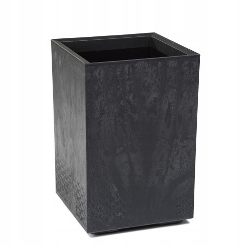  Lamela flowerpot 40 cm x 40 x 58.7 cm, black plastic