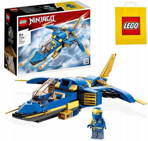  LEGO Ninjago Jay's EVO Supersonic Jet 71784 + LEGO Papiertüte 001-2021-2022-2023-2024