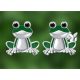  Frog Earrings Frog Beautiful Silver Studs