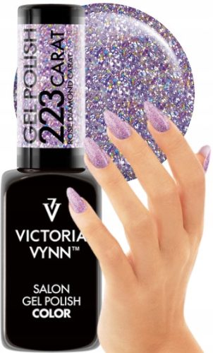  Hybrid nail polish color varnish Victoria Vynn rose diamond carat 223 8 ml