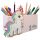  LARGE colored pencil holder, 100% WOOD, MINNIE