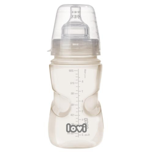  LOVI Bottle Trends 250 ml Beige with teat 3m+