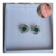  Silver 925 cubic zirconia stud earrings FREE BOX