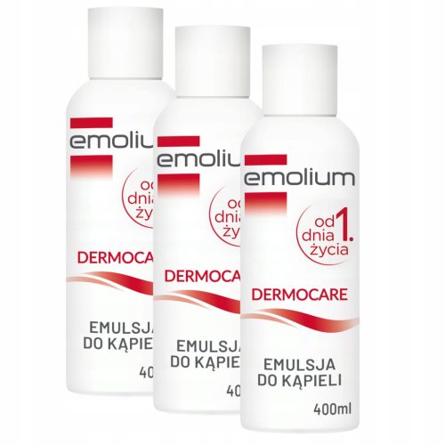 Emolium Dermocare Bath Emulsion 400 ml - Ideal for Sensitive and Allergy-Prone Skin