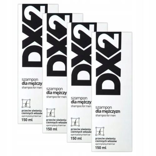 DX2 Anti-Greying Shampoo for Men, 150 ml - Restore Natural Hair Color