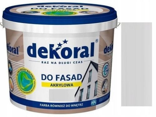  Acrylic facade and wall paint Dekoral 5 l Snow white matt