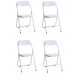 Chairs for garden, terrace and balcony Elana2 garden chair, white metal